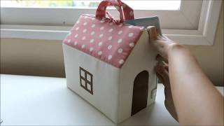 DIY Sewing a lovely Dollhouse [upl. by Rehsu]