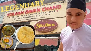 Delhis Famous Sita Ram Diwan Chand Chole Bhature At Pahadganj [upl. by Eilis]