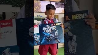 Deo dapat Lego Robot 🎉 hadiah pulangsekolah [upl. by Aihsekat]