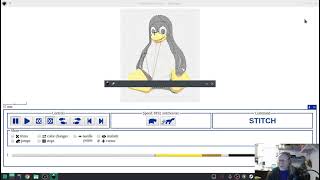 Inkstitch  from image to embroidery file with Tux [upl. by Aiduan]