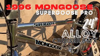 1996 Midschool Mongoose Supergoose Pro 24” Cruiser BMX Rebuild [upl. by Ettedranreb]