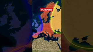 Where Are Europes Inner Boundaries  🔥🌍 shorts maps borders europe facts germany france [upl. by Einberger162]