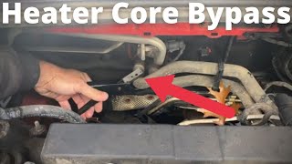 How to do Heater Core Bypass Ford Focus [upl. by Dorahs389]