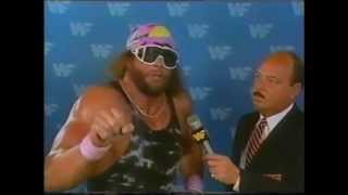 Macho Man Randy Savage Interview 10031987 [upl. by Llehsem]