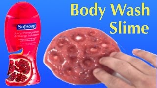 DIY Body Wash Slime Without Glue 2 Ingredients Slime No Borax or Face Mask [upl. by Bronwen]