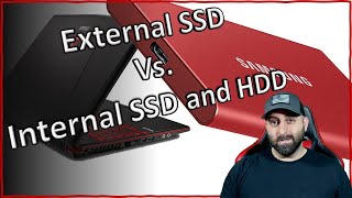 External SSD vs Internal SSD and HDD  DocValentino [upl. by Aisekal416]