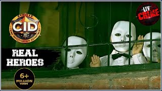 Mystery Behind The White Mask  CID  सीआईडी  Real Heroes [upl. by Ariaic]