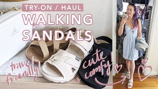 Comfiest Walking Sandals TryOn Haul amp Review Birkenstocks Chacos Keen ECCO  more [upl. by Amand530]