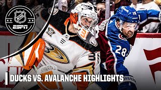 Anaheim Ducks vs Colorado Avalanche  Full Game Highlights [upl. by Hcra]