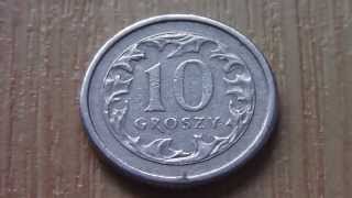 10 Groszy coin of Poland in HD [upl. by Levins967]