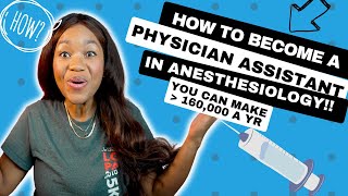 Anesthesiologist Physician Assistant  160000 A Year In Income [upl. by Amsirhc]