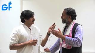 Yogendra Yadav met Pawan Kalyan  Pawan Kalyan interviews Yogendra yadav [upl. by Dorie]