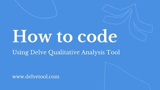 Delve Tutorial How to Code [upl. by Ecilahs390]