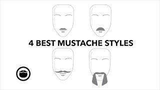 The 4 Best Mustache Styles  Eric Bandholz [upl. by Des963]