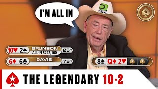 DOYLE BRUNSON Hand Best of TENDEUCE ♠️ Best of The Big Game ♠️ PokerStars [upl. by Asimaj195]