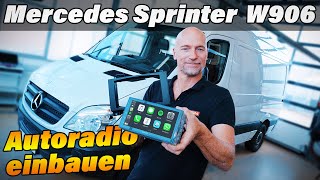 Mercedes Sprinter W906  Autoradio einbauen  ARS24 [upl. by Parthena]