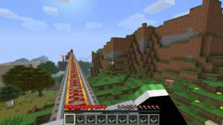 Minecraft Montaña Rusa interminable Con Michael y Esteban [upl. by Aivekal]