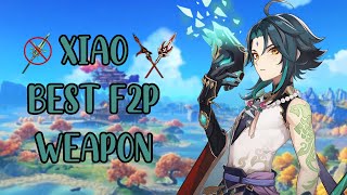 Out Dated Best F2P Xiao Weapons  Genshin Impact [upl. by Elaine]