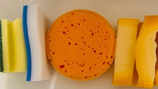 ASMR  Dry Bulk Sponge Rip 🌙 ✨ oddly satisfying crispy sponge sounds [upl. by Eelaras]