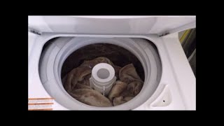 GE Spacemaker GUD 24 inch WASHER  Overview amp Washing Tips  Sample Wash Cycle [upl. by Anoirb937]