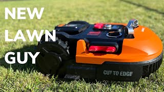 Unboxing And Installing The Worx Landroid Robot Mower [upl. by Rosinski]