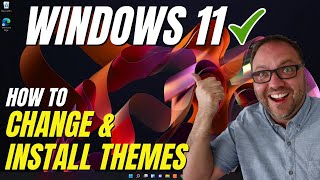 How to Change amp Install Themes in Windows 11 [upl. by Mikes889]