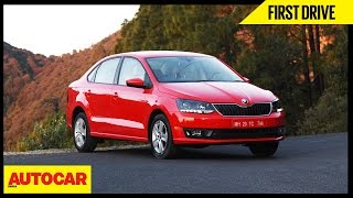 Skoda Rapid 15 TDI DSG  First Drive  Autocar India [upl. by Dareece]