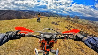 Dirt Bike Journey Across Romania  Part 1 RAW [upl. by Narual542]