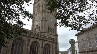 Holy Trinity St Austell Church Clock Chimes  12 oclock 10 October 2019 [upl. by Tija]