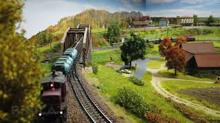 Un des meilleurs réseaux ferroviaires avec des trains miniatures et des locomotives à vapeur [upl. by Ahoufe]