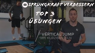 VERBESSERE DEINE SPRUNGKRAFT  NUTZE DIESE 3 TOP ÜBUNGEN [upl. by Jariah]