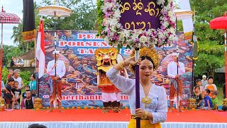 Bapang Barong Br Taro Kaja Festival Ngelawang Porsenides Desa Taro 2024 [upl. by Einohpets664]