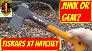 Fiskars X7 Hatchet Compact Power Limitless Value [upl. by Nyl]