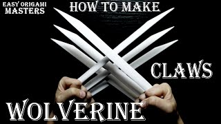 How to make Wolverine claws out of paper Easy Origami  Masters [upl. by Chapman123]