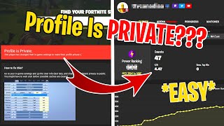 How To Find Anyones PRIVATE Fortnite Tracker UPDATED [upl. by Yellac]