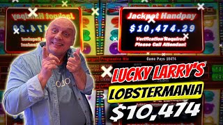 quotLucky Larrys Lobstermania 10474 Progressive Jackpotquot [upl. by Sesmar]