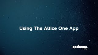 How To Altice One App [upl. by Hasan]