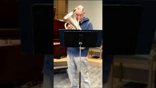 Flute Solo on Euphonium Chaminades quotConcertinoquot  Working on My New Arrangement [upl. by Akenor]