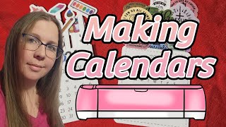 Lets make Calendars with Cricut Design Space [upl. by Fatimah588]