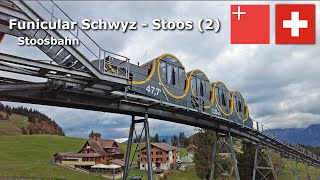 Funicular Schwyz  Stoos 2 October 2024 4K switzerland funicular stoos [upl. by Agretha]