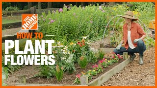 How to Plant Flowers  Gardening Tips and Projects  The Home Depot [upl. by Aslehc449]