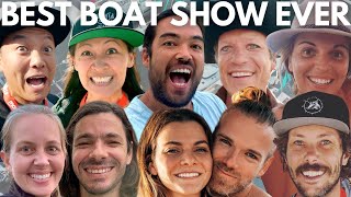 22 Sailing YouTubers  5 Epic Days  Best Annapolis Boat Show Ever [upl. by Aerbua845]