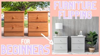 Back to Basics Furniture Flipping for BEGINNERS  How to Make Money Flipping Furniture [upl. by Nissensohn488]