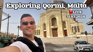 Live exploring Qormi in Malta  Happy Easter [upl. by Benetta]