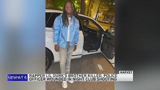 Lil Durk’s brother rapper OTF DThang shot to death outside Harvey nightclub [upl. by Lenrad]