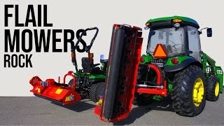 FLAIL MOWERS FOR TRACTORS MANUAL amp HYDRAULIC FOR BIG amp SMALL [upl. by Areit]