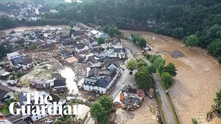 Catastrophic’ flooding hits western Germany leaving dozens dead [upl. by Nodal]