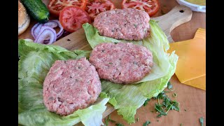 Cómo hacer hamburguesas caseras  FÁCILES Y JUGOSAS [upl. by Leroi]