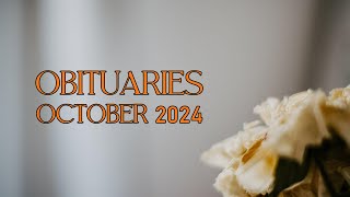 OBITUARIES NEWS FOR THE MONTH OF OCTOBER 2024  IBPS  CURRENT AFFAIRS  DPLabs [upl. by Emiline698]