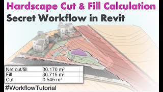 How to calculate Cut amp Fill quantities in Revit®  Environment for Revit® Tutorial [upl. by Eornom376]